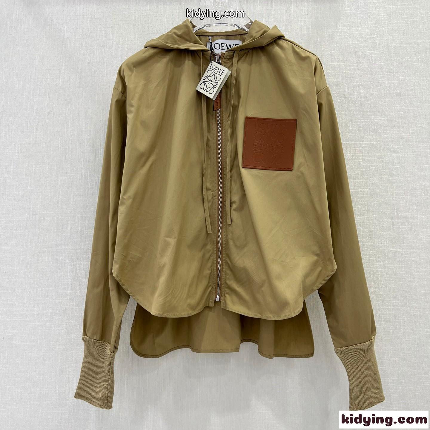 カジュアル 定番 フーデッド ジャケット ロエベ ジャケット コピー ショート丈-0
