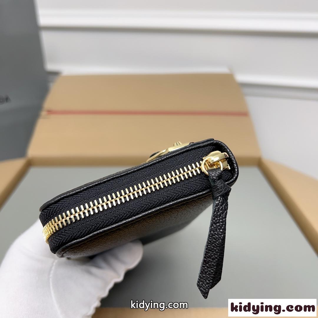 定番 ラウンドファスナー 長財布 バレンシアガ 財布 コピー ブラック-0