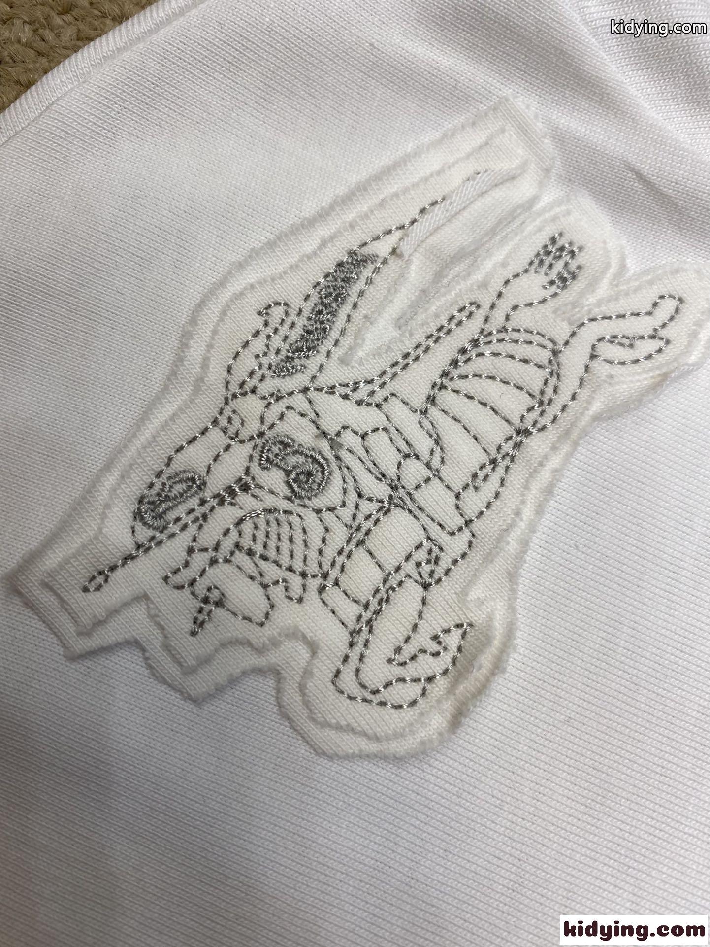 人気 カジュアル コットンTシャツ バーバリー 半袖Tシャツ コピー ホワイト-4