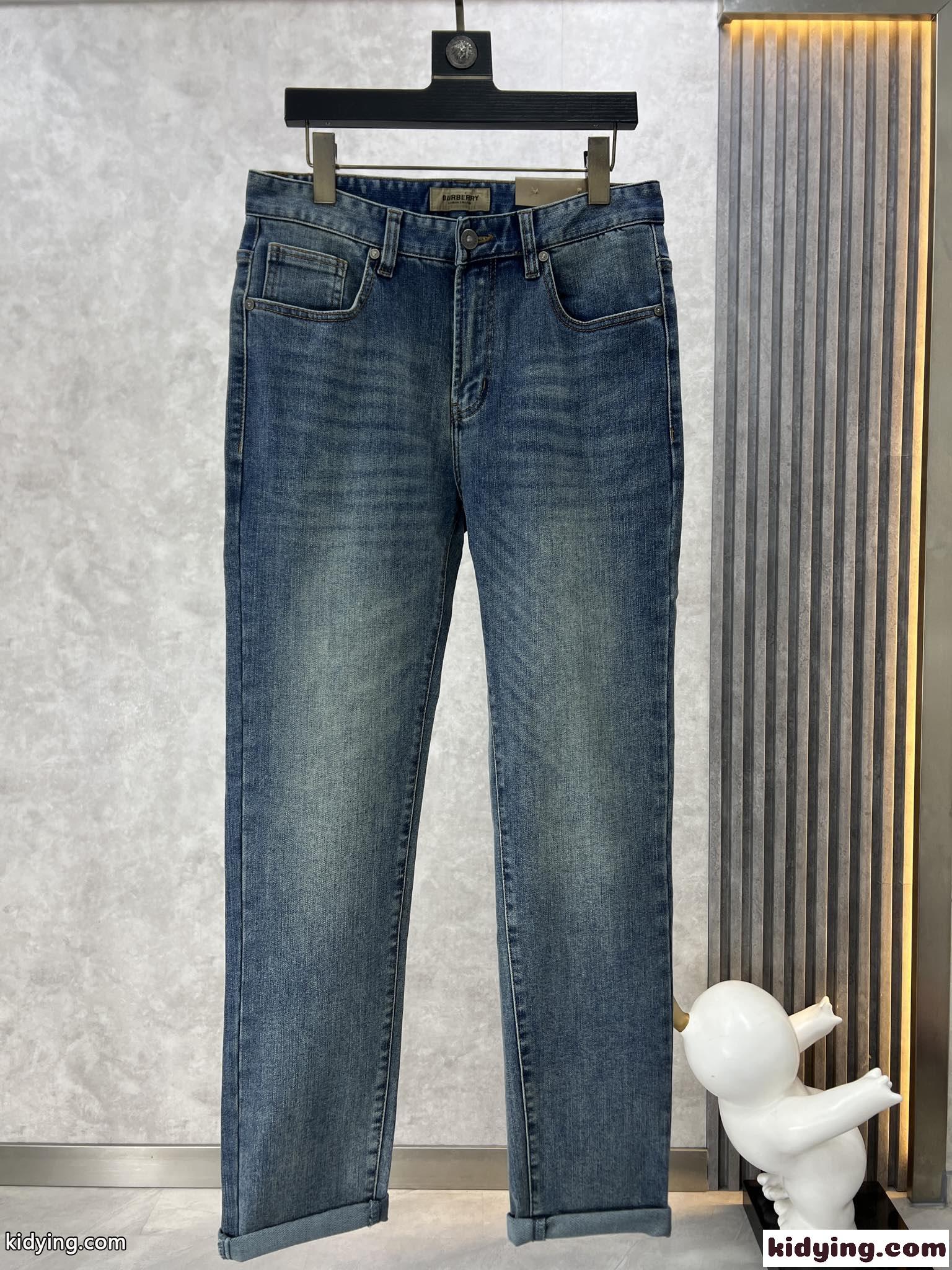 バーバリー パンツ コピー メンズ ストレッチ デニムパンツ ジーンズ-1