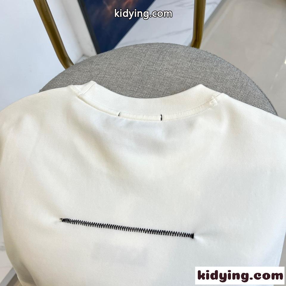 カジュアル 合わせやすい ロエベ Tシャツ 偽物 半袖トップス ホワイト-5