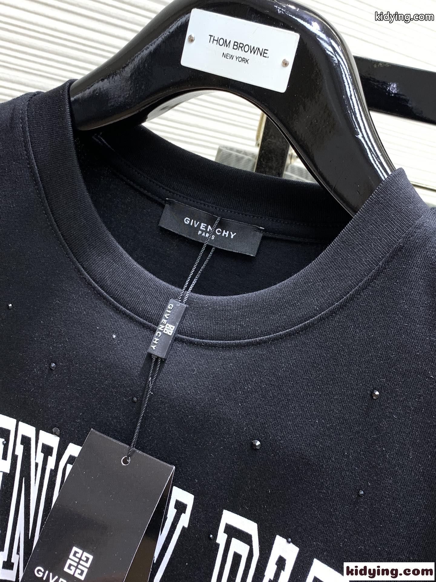 ジバンシィ Tシャツ コピー 男女兼用 おしゃれ カジュアル ロゴ クルーネック-1