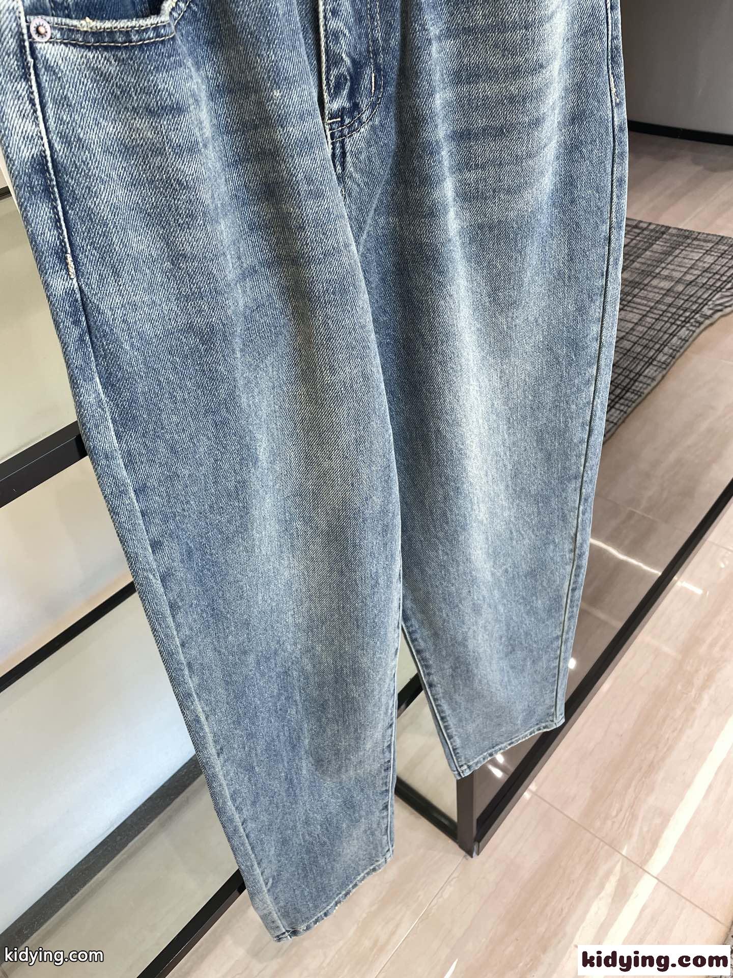 ゆったり 体型カバー 脚長効果 デニムパンツ セリーヌ ジーンズ コピー カジュアル-2
