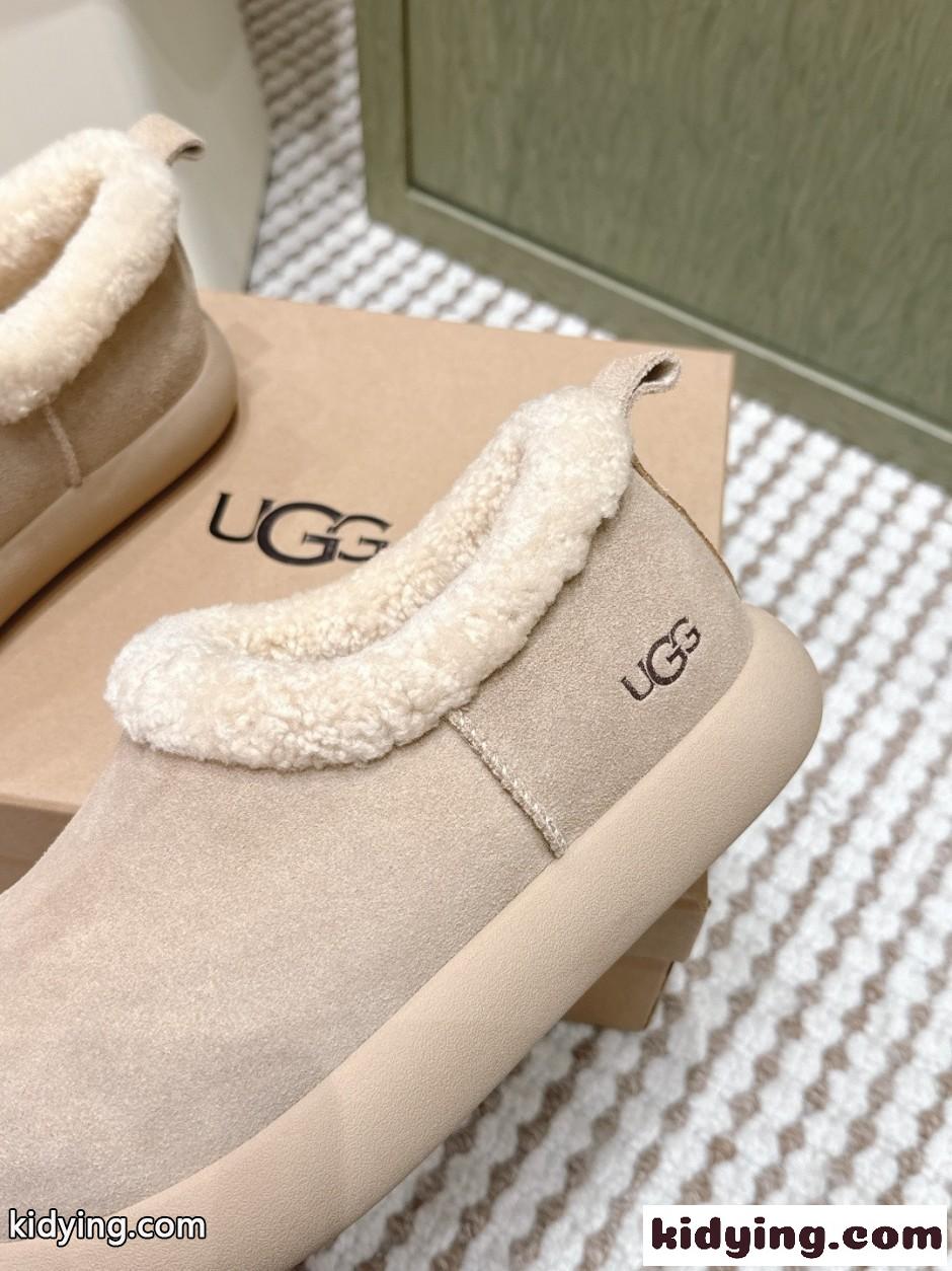 人気 合わせやすい UGG アグ ムートン スリッポン スーパーコピー ふわふわ-2