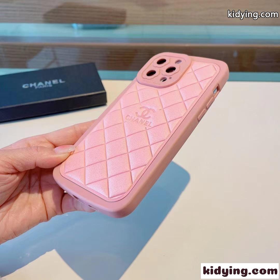 シャネル アイフォンケース コピー 人気 ピンク スマホケース Phoneケース カバー スリム-0