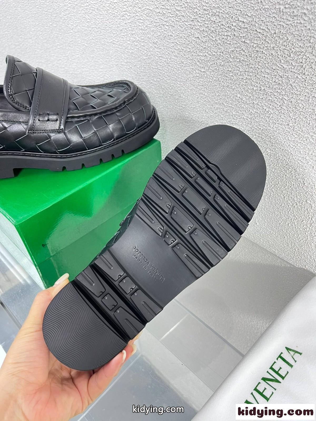 ボッテガ・ヴェネタ シューズ スーパーコピー メンズ 上品 ハドック ローファー-3