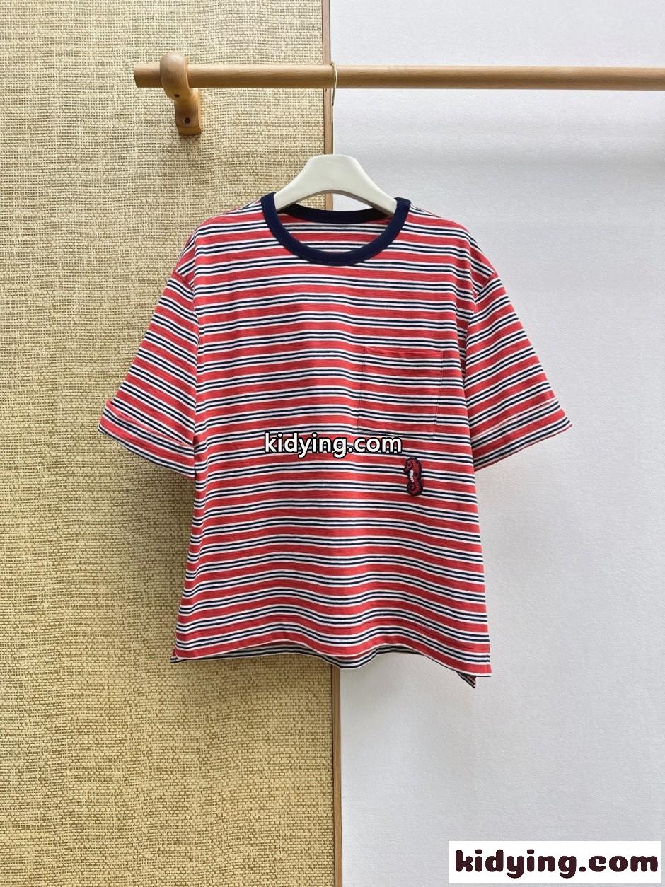 大人カジュアル ココビーチ ボーダーTシャツ シャネル Tシャツ コピー-0
