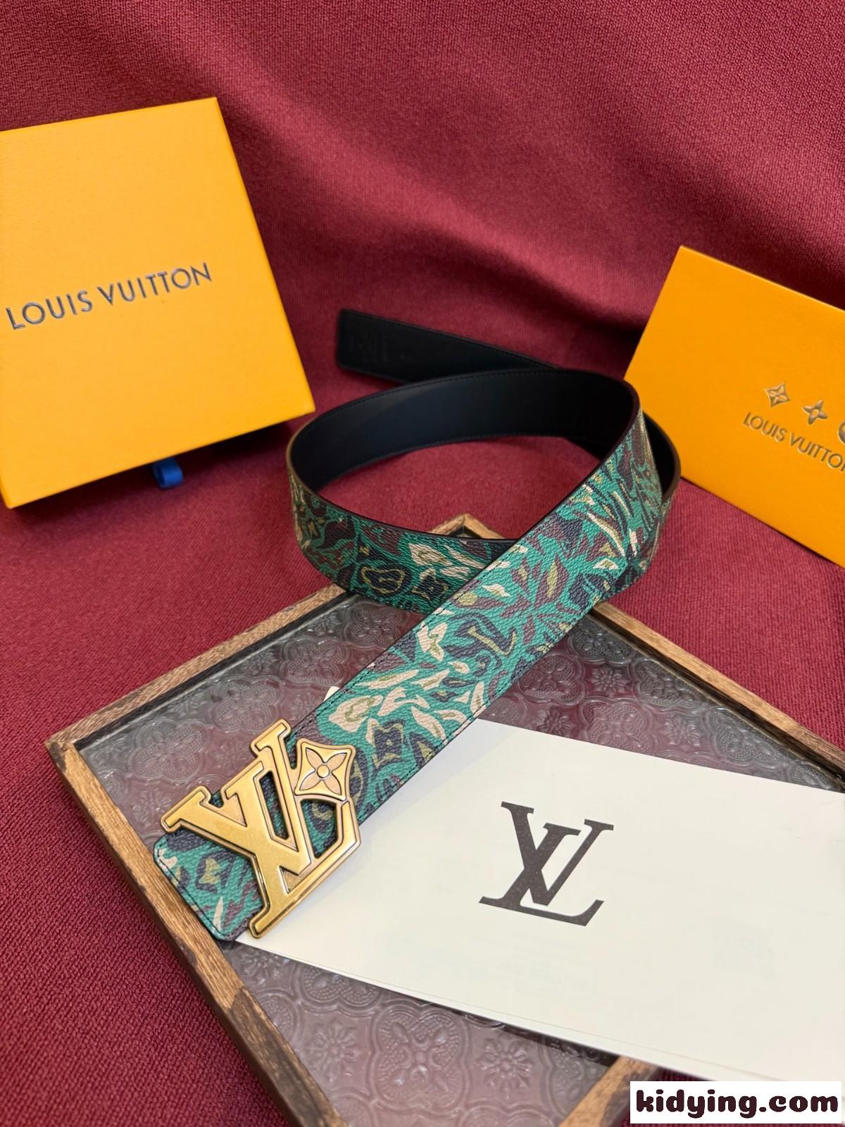 ベルト･LV フラワー カモフラージュ 40MM リバーシブル ルイ・ヴィトン スーパーコピー-5