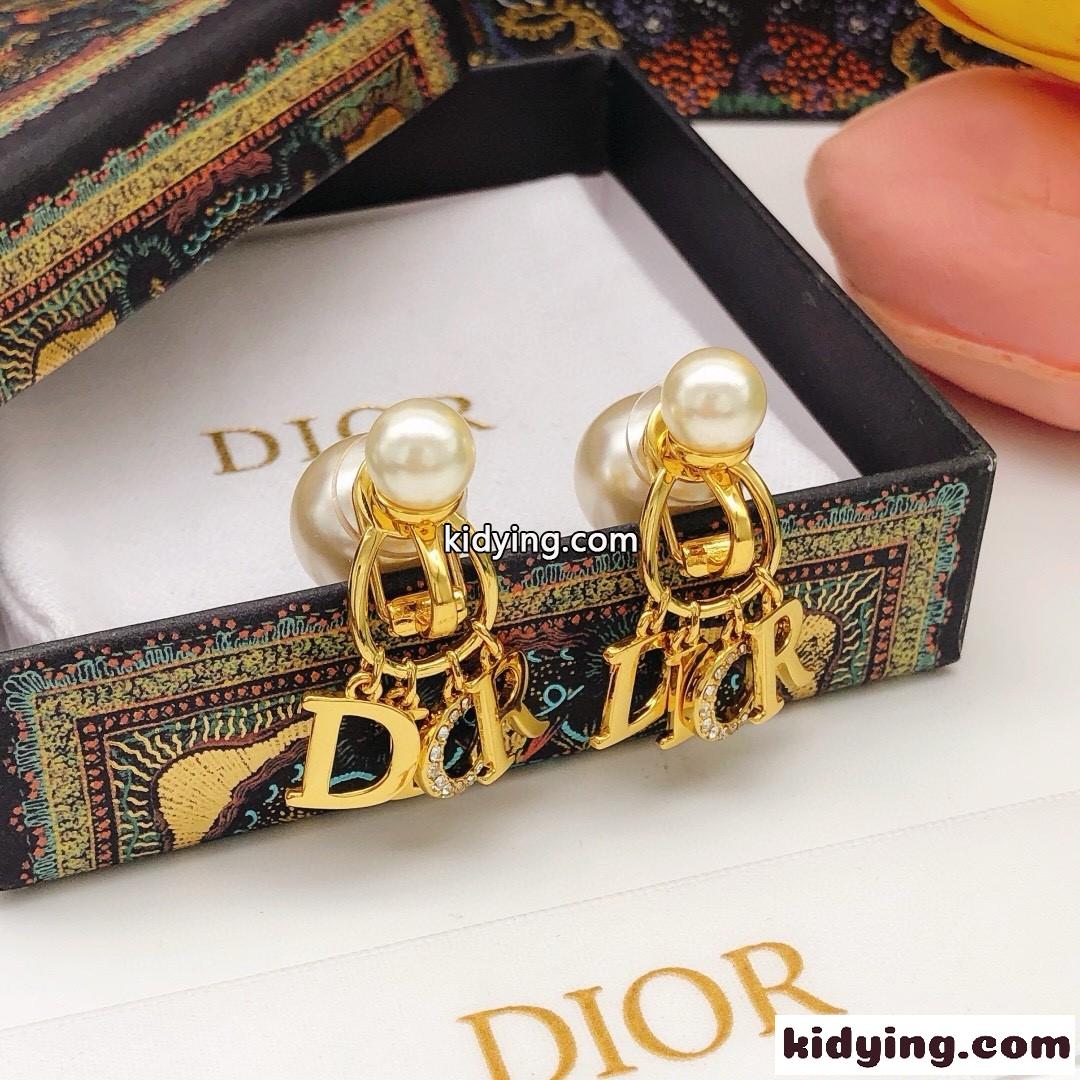 Dior Tribales クリップイヤリング クリスチャン・ディオール ピアス 偽物 ゴールド-2