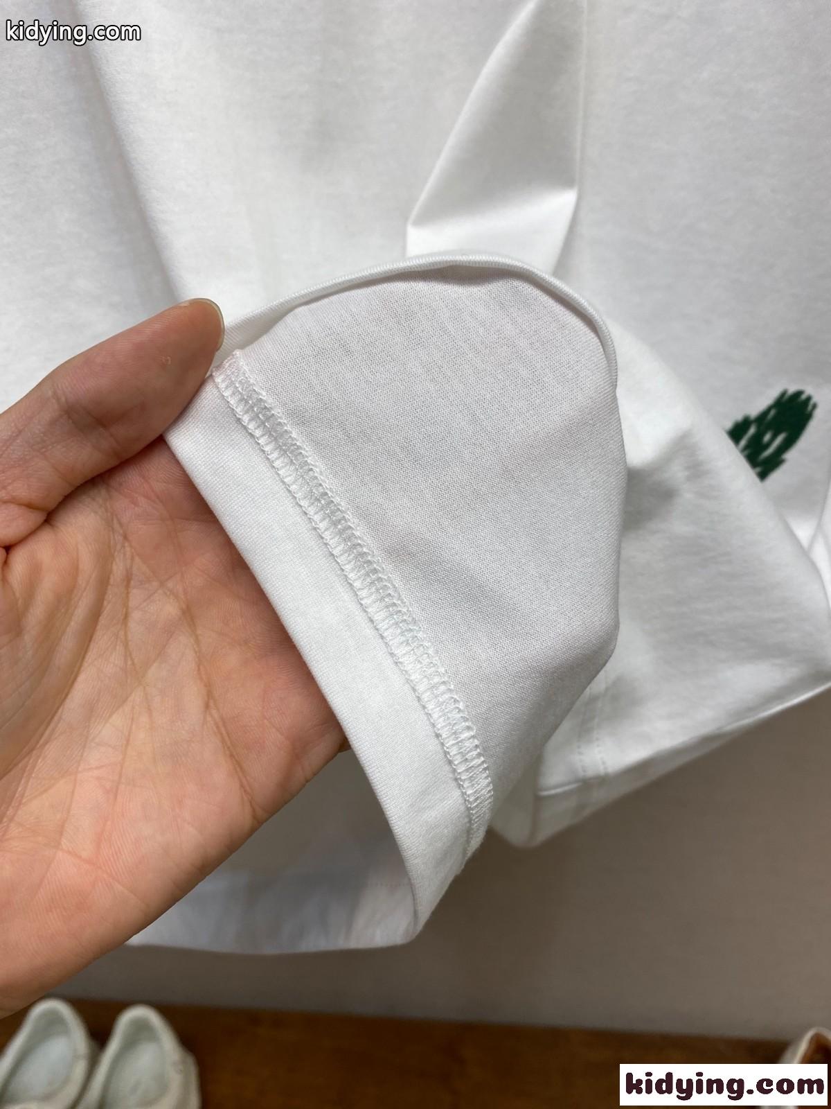 ジバンシィ Tシャツ コピー コットン シンプル お洒落 クルーネック 半袖Tシャツ ホワイト-4
