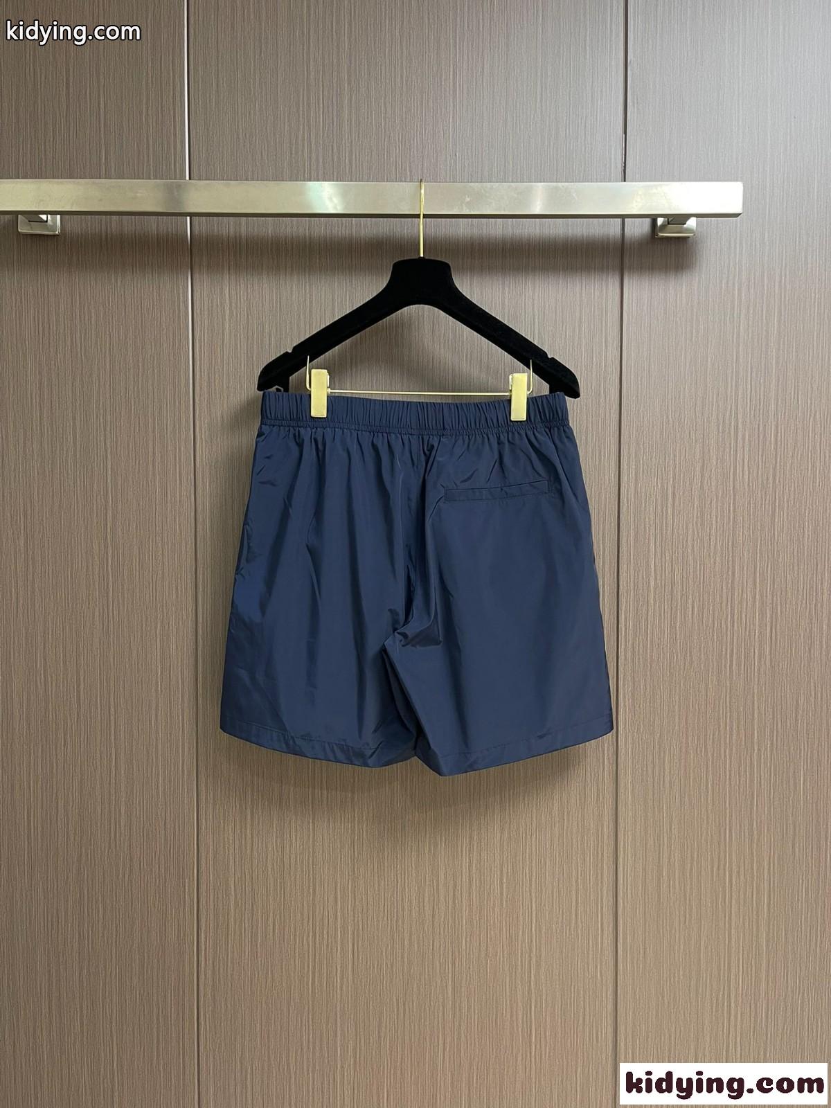 プラダ パンツ コピー シンプル カジュアル ショートパンツ ネイビー-2