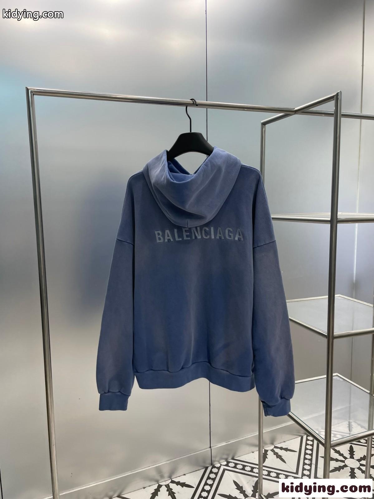 人気 バレンシアガ BALENCIAGA BACK HOODIE ミディアムフィット コピー-1