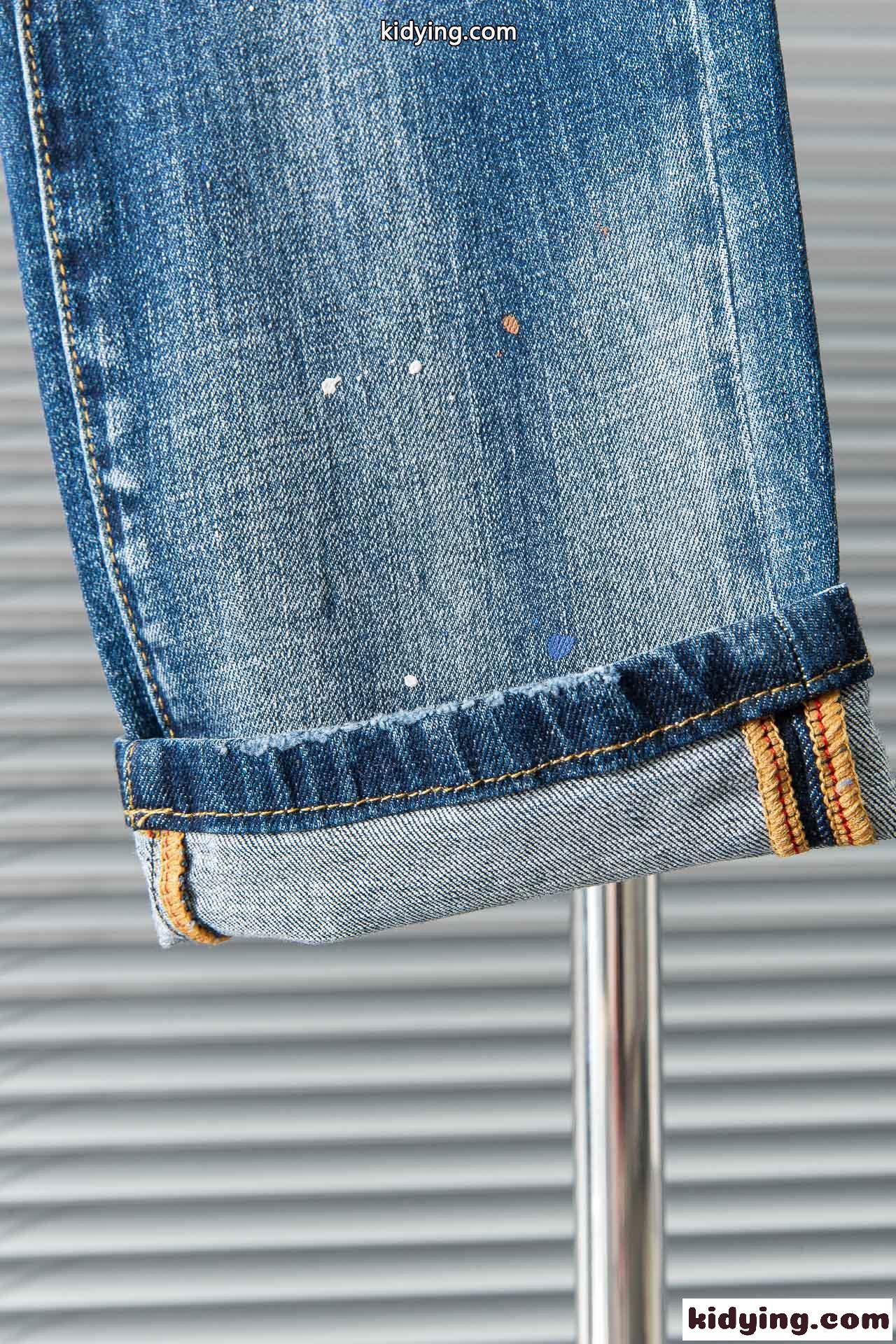 おしゃれ カジュアル ストレッチ デニムパンツ クロムハーツ ジーンズ コピー メンズ-4