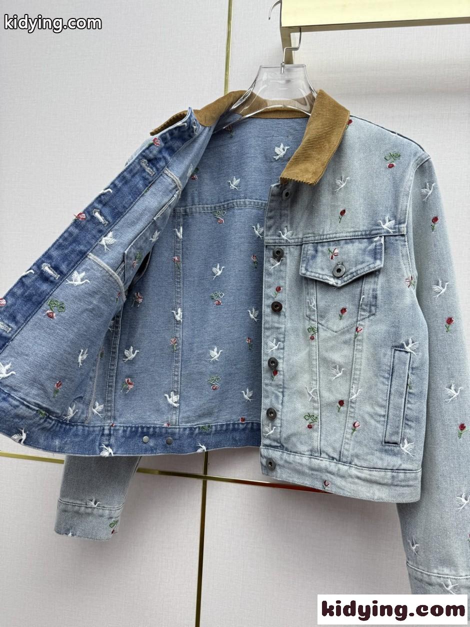 Dioramour エンブロイダリー ジャケット クリスチャン・ディオール ジャケット コピー-3