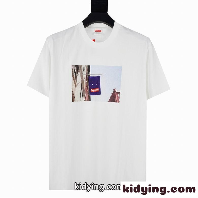 カジュアル プリント 着心地いい トップス シンプル シュプリーム tシャツ コピー 個性的 おしゃれ クルーネック 半袖-0
