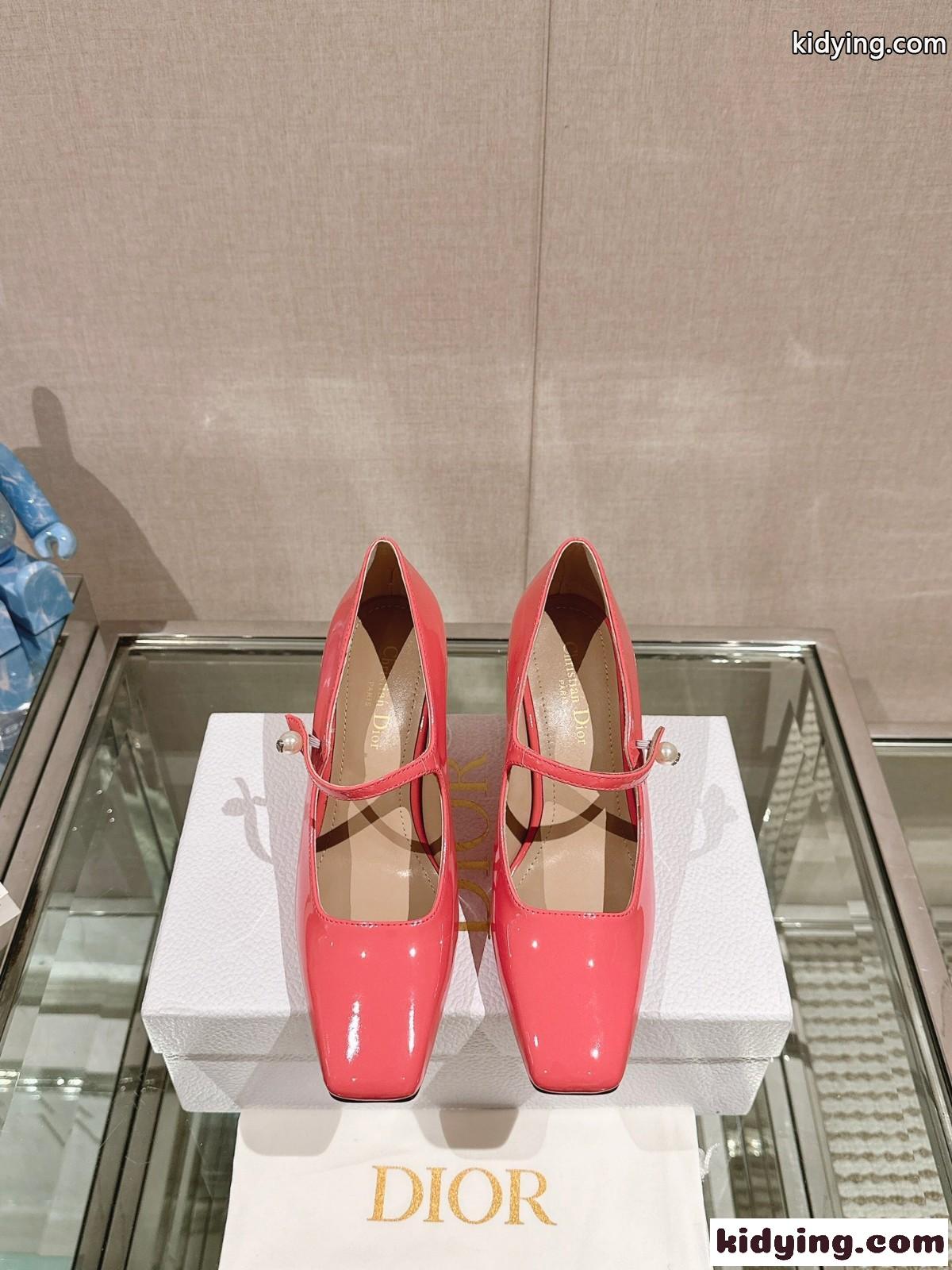 JOLIE DIOR パンプス 7.5cm クリスチャン・ディオール シューズ コピー ピンク-2
