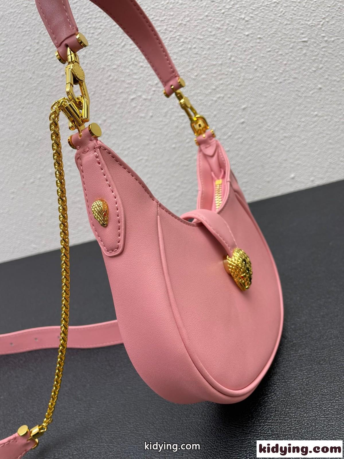 セルペンティ エリプス ブルガリ バッグ コピー レディース ショルダーバッグ カバン ピンク-2
