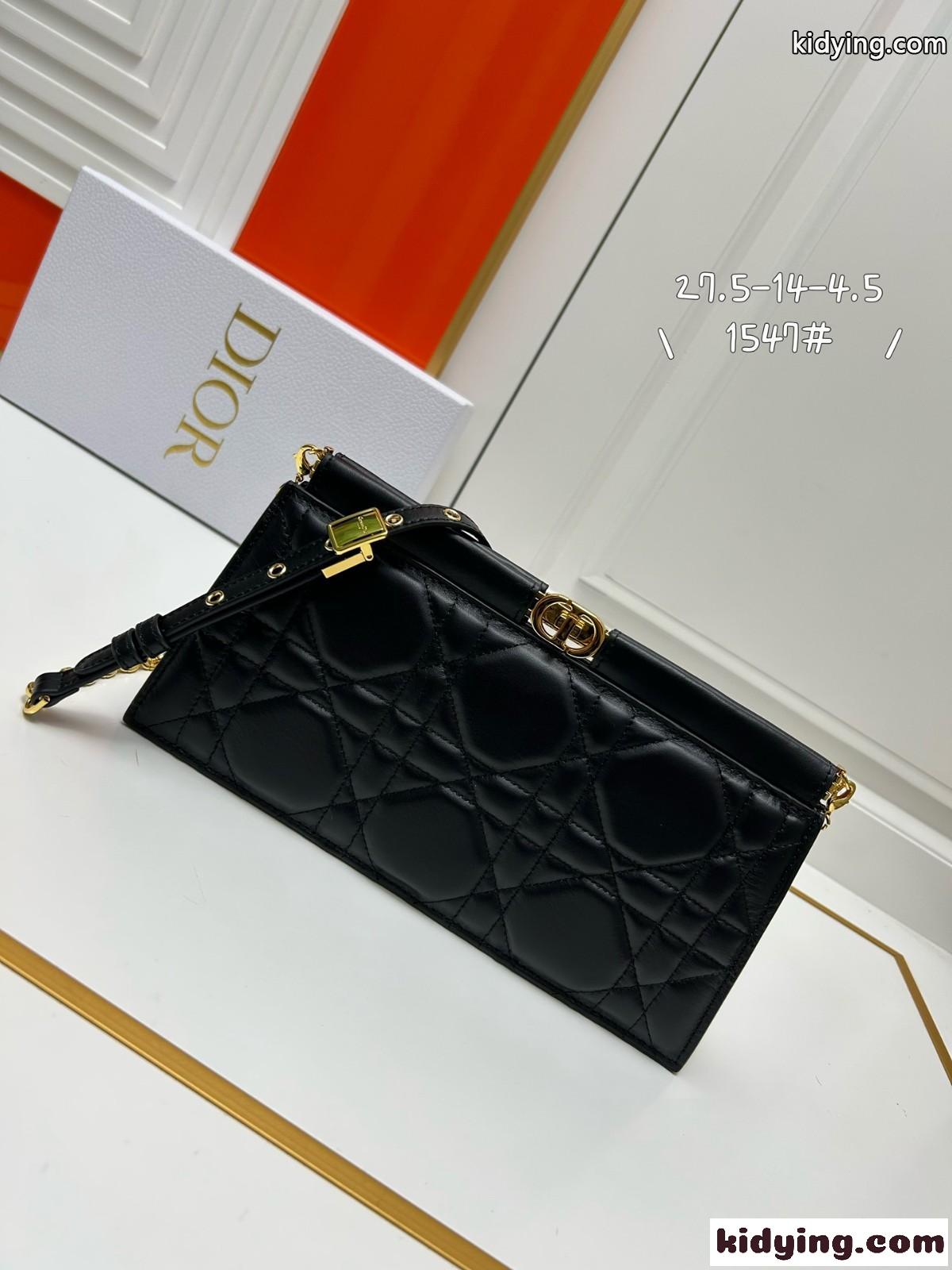 23新作 上品 エレガント Dior クラッチ クリスチャン・ディオール バッグ コピー ブラック-1
