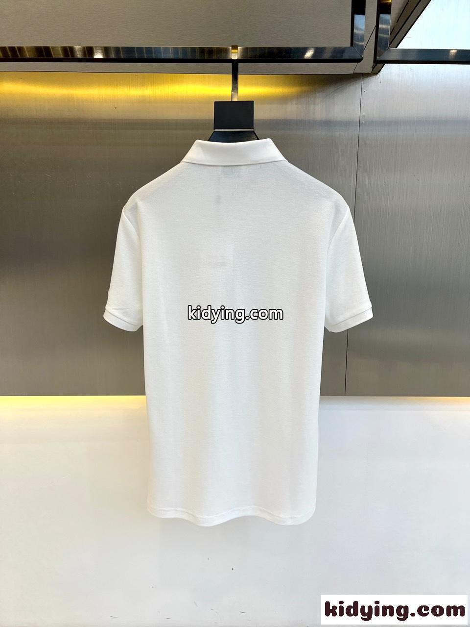 サルヴァトーレ・フェラガモ Tシャツ コピー 定番 エレガント 半袖 ポロシャツ ホワイト-3