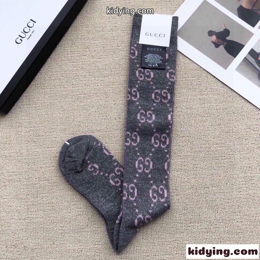グッチ ソックス コピー 大人気 GGジャガード ハイソックス ロングソックス-0