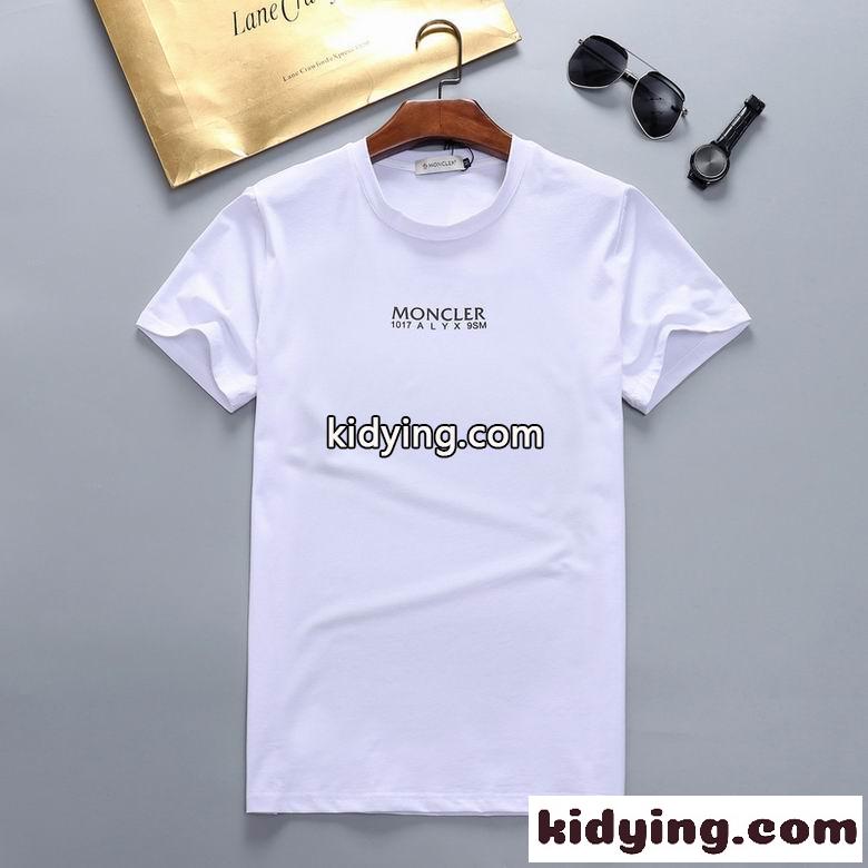 ベーシック カジュアル モンクレール tシャツ コピー メンズ ロゴ プリント 春夏 半袖 トップス おしゃれ-2