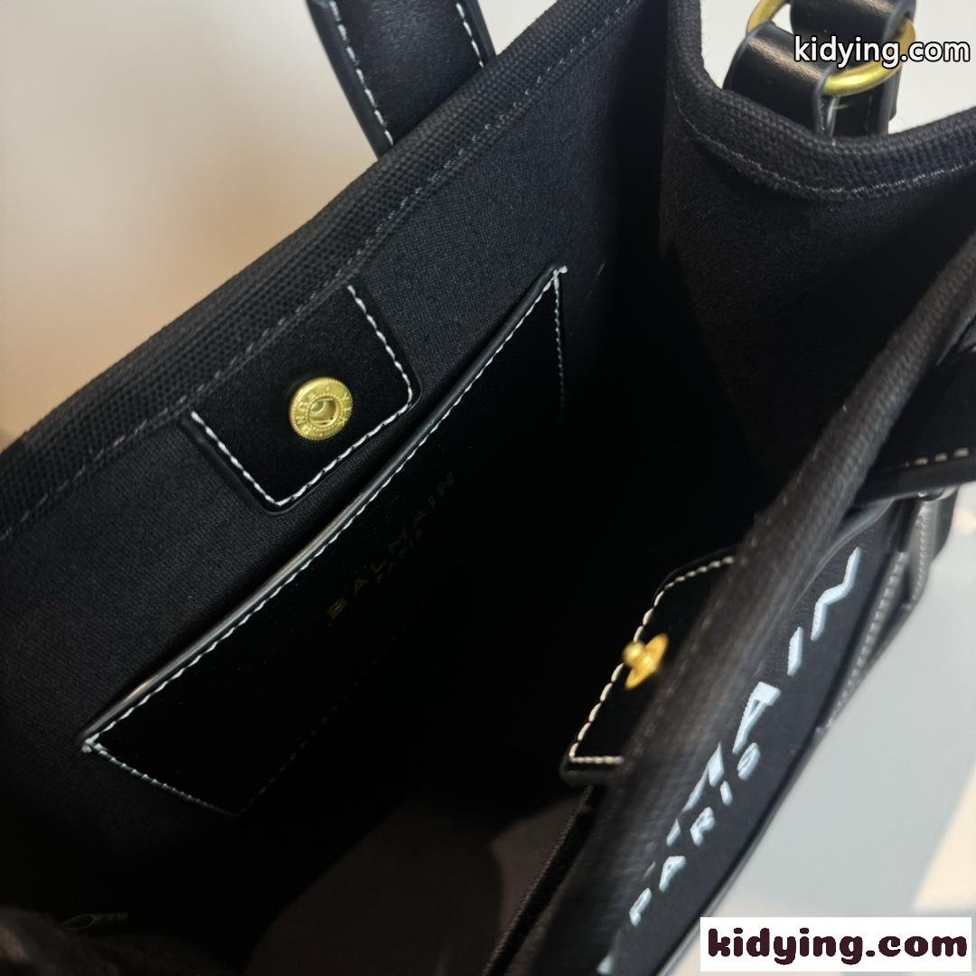 人気 バルマン バッグ コピー B-Army キャンバス＆レザー トートバッグ-3