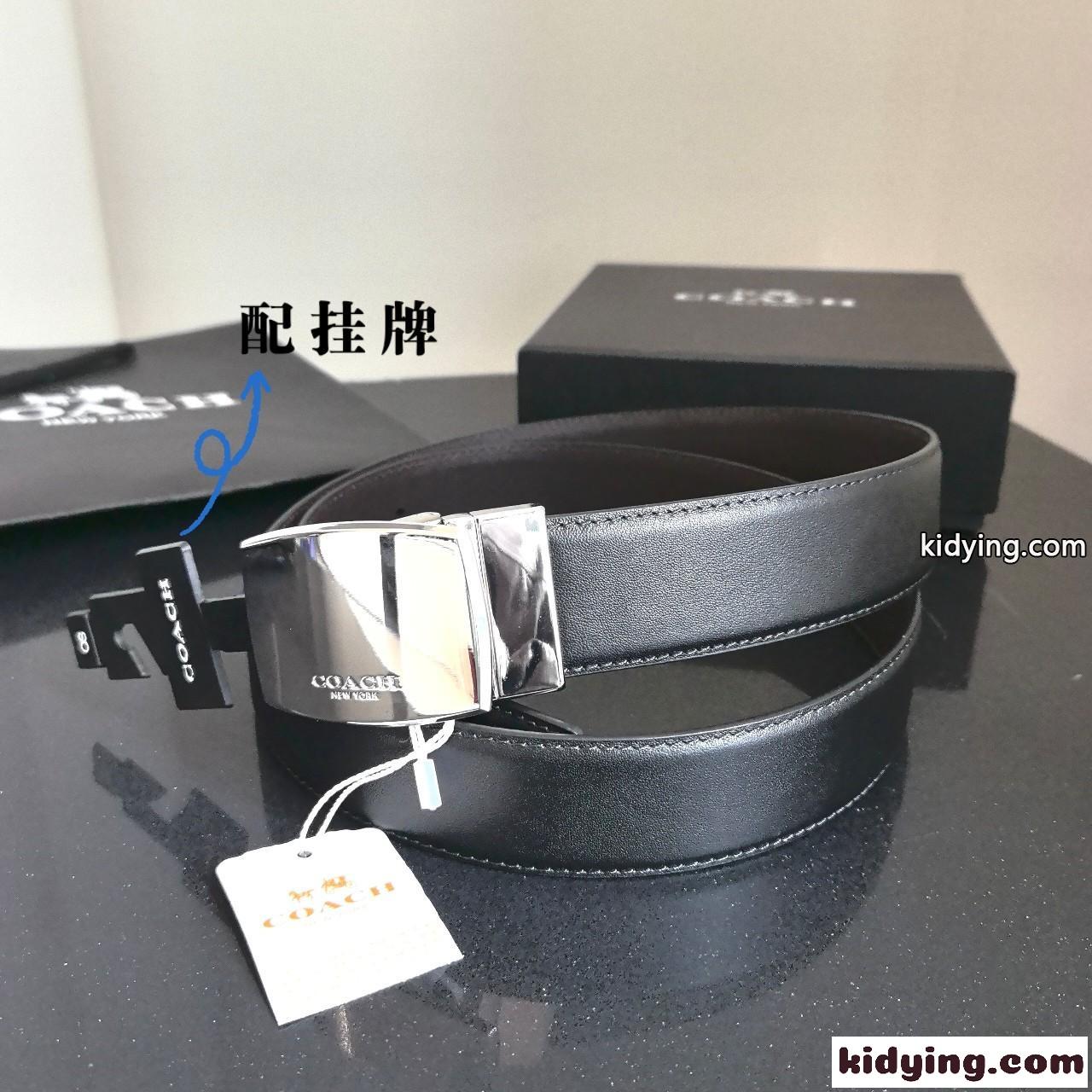 洗練された カジュアル 合わせやすい コーチ ベルト スーパーコピー リバーシブルベルト-1