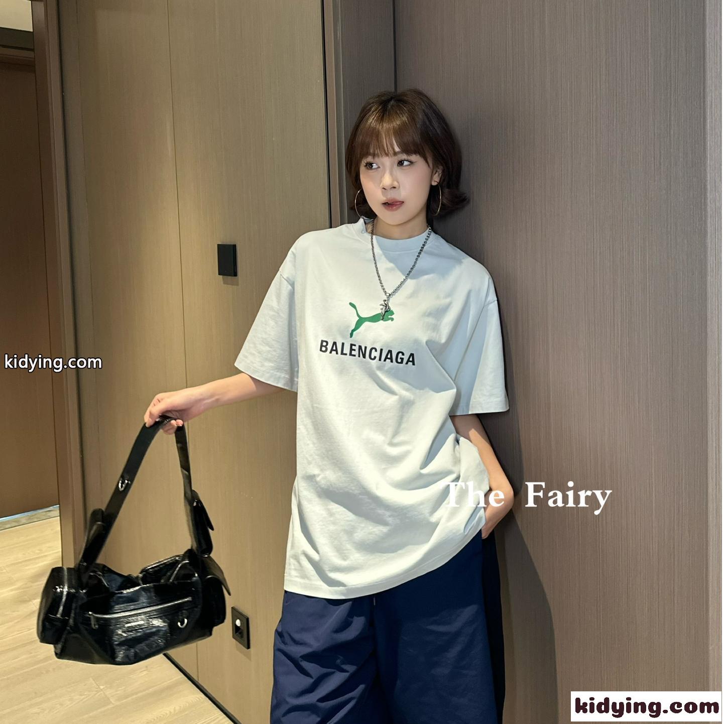 BALENCIAGA×Puma オーバーサイズTシャツ スーパーコピー ホワイト-0