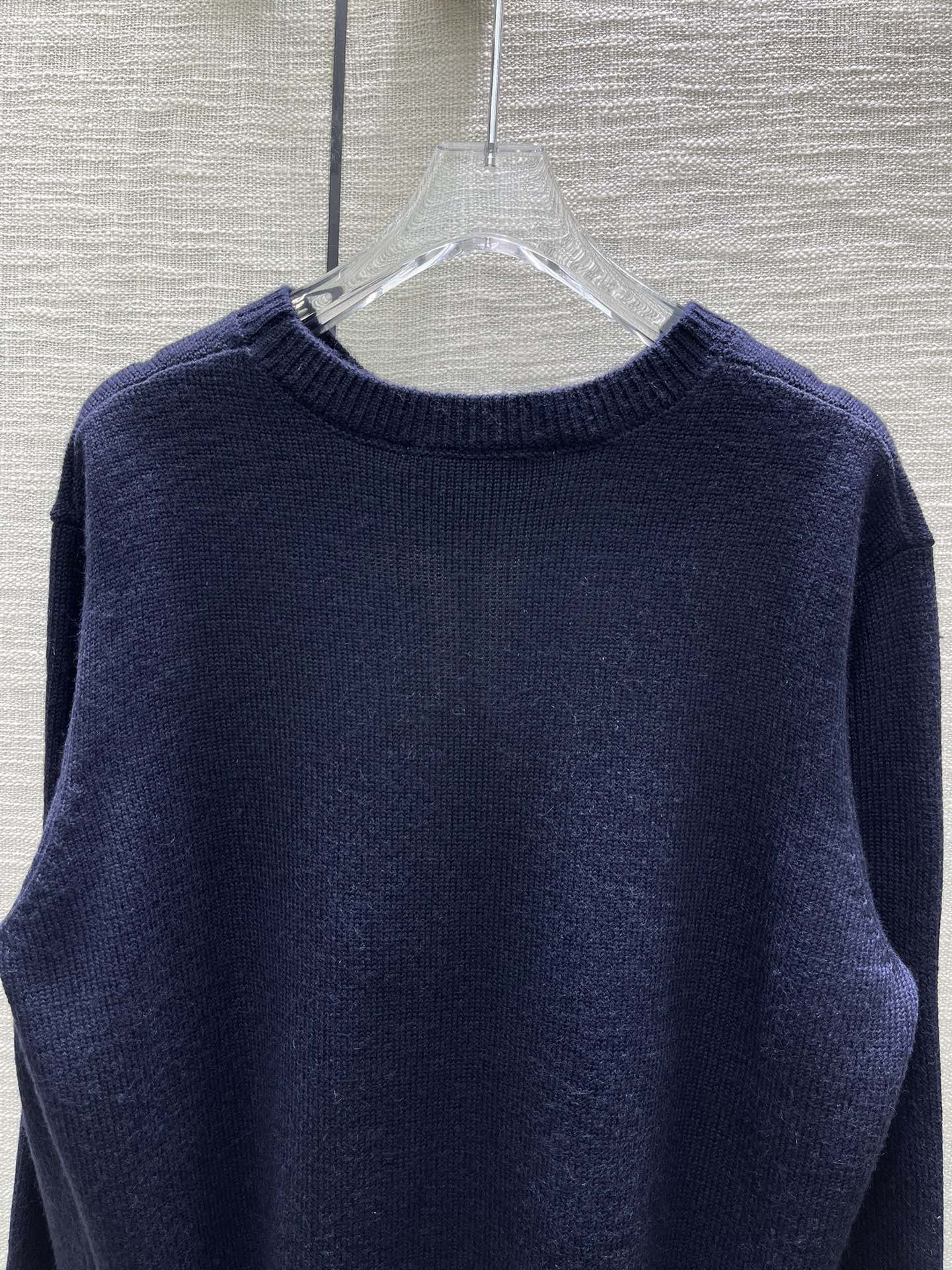 シンプル おしゃれ ロゴ クルーネック グッチ セーター コピー ウール-3