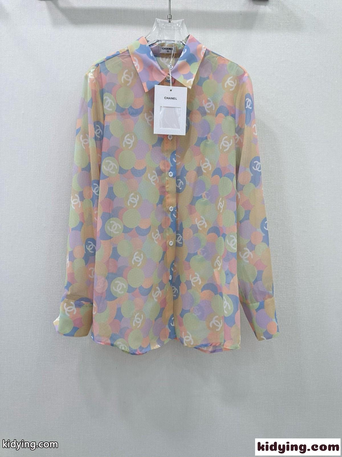 春夏 ゆったり ロングスリーブシャツ シャネル シャツ コピー レディース-1
