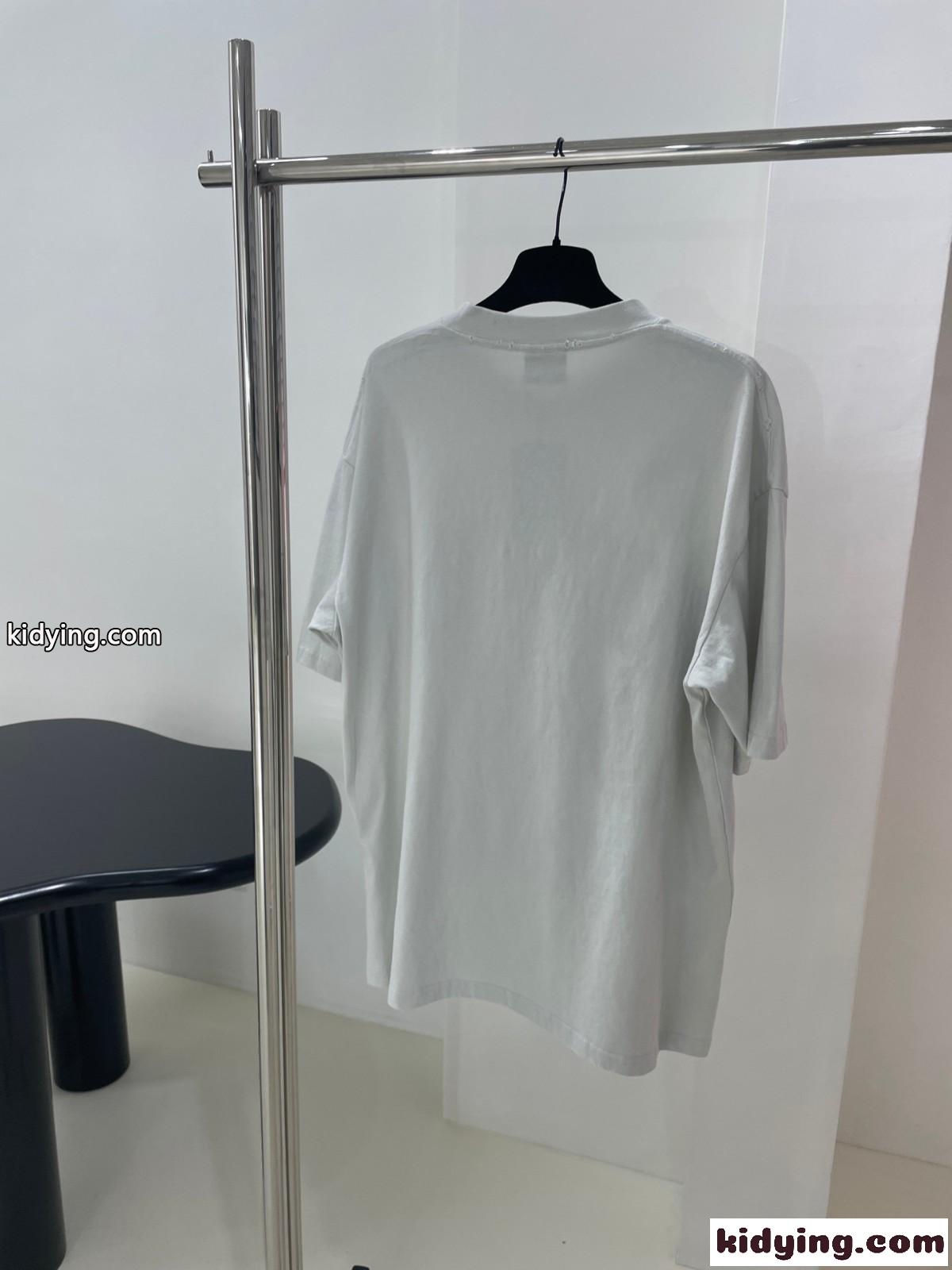 カジュアル オーバーサイズ DIY COLLEGE バレンシアガ Tシャツ コピー 半袖 トップス-0
