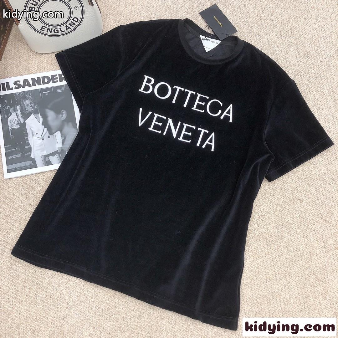 ボッテガヴェネタ tシャツ コピー レディース 半袖 ロゴ コットン 着心地いい カジュアル シンプル-1