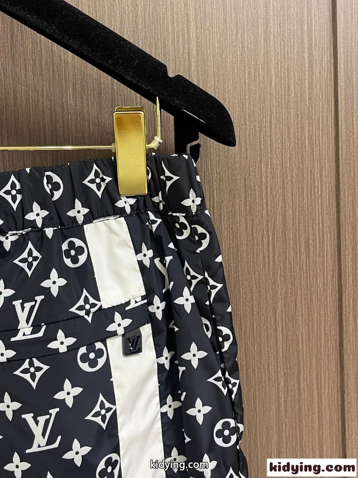 モノグラムプリントトラックパンツ ルイヴィトン パンツ コピー-4