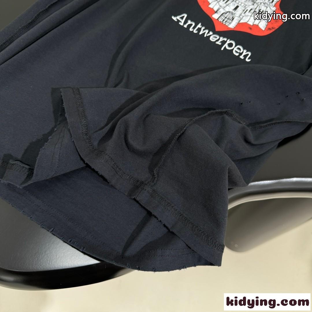 ANTWERPEN INSIDE-OUT 半袖Tシャツ オーバーサイズ バレンシアガ Tシャツ コピー ユニセックス-2