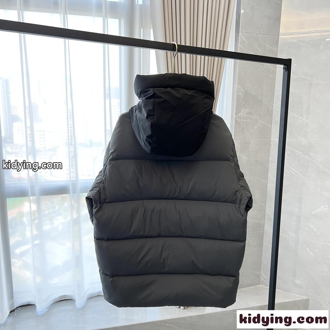 22FW MADEIRA メンズ フード付 ショートダウンジャケット モンクレール ダウンジャケット コピー グレー-3