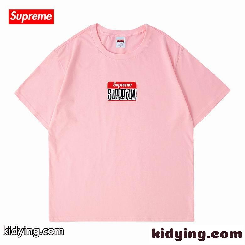 選べる8色 クルーネック ロゴ シンプル おしゃれ 半袖 春夏 トップス シュプリーム tシャツ コピー 人気-4