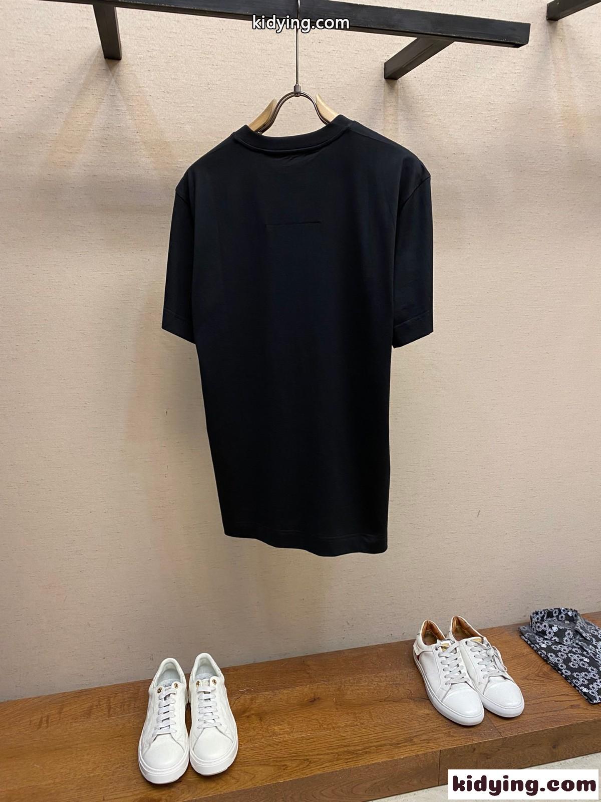 カジュアル ジバンシィ Tシャツ コピー 半袖 刺繍入り クルーネック コットン-2