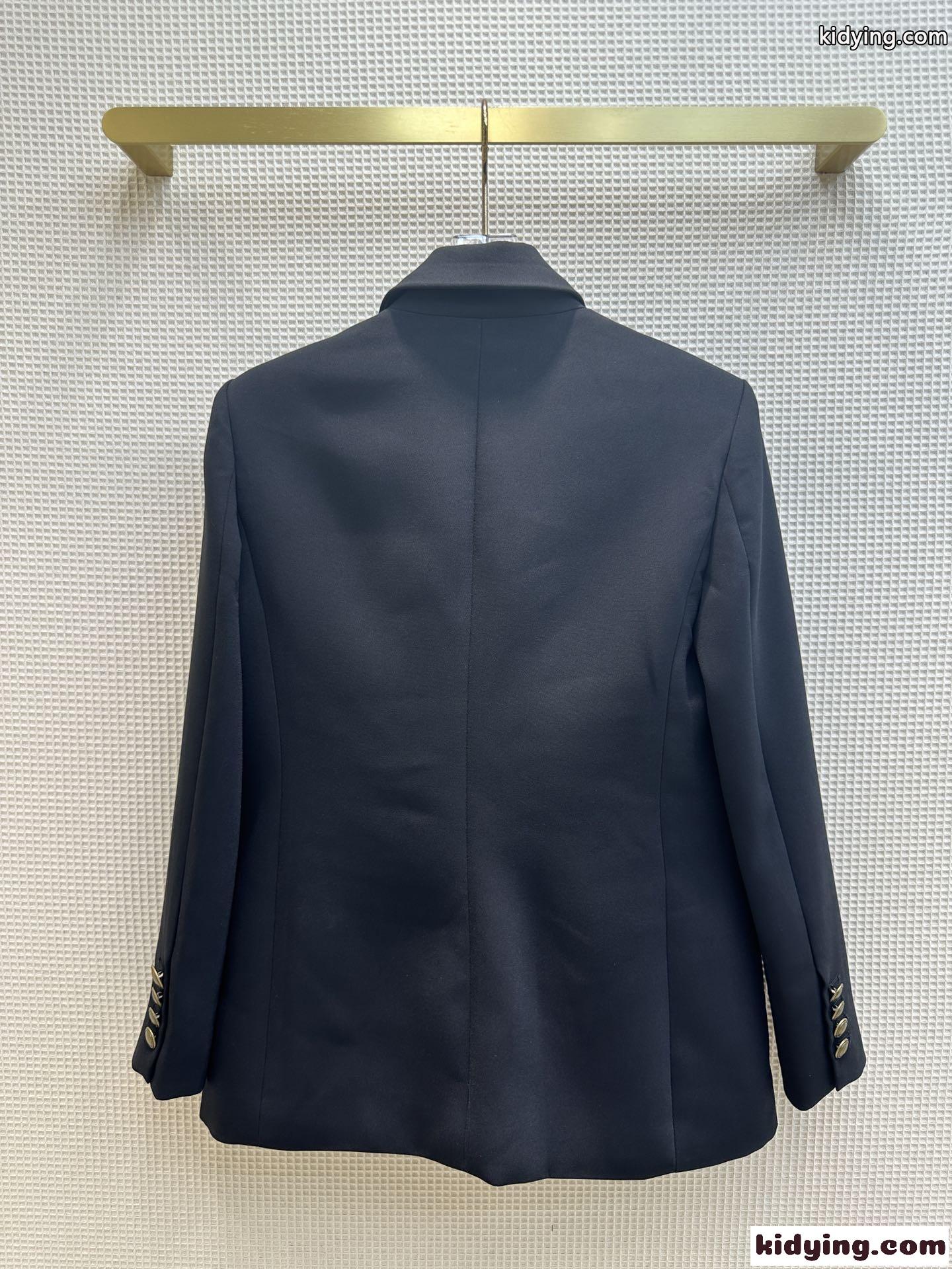 YSL イヴ・サンローラン シングルブレスト ジャケット コピー レディース-4