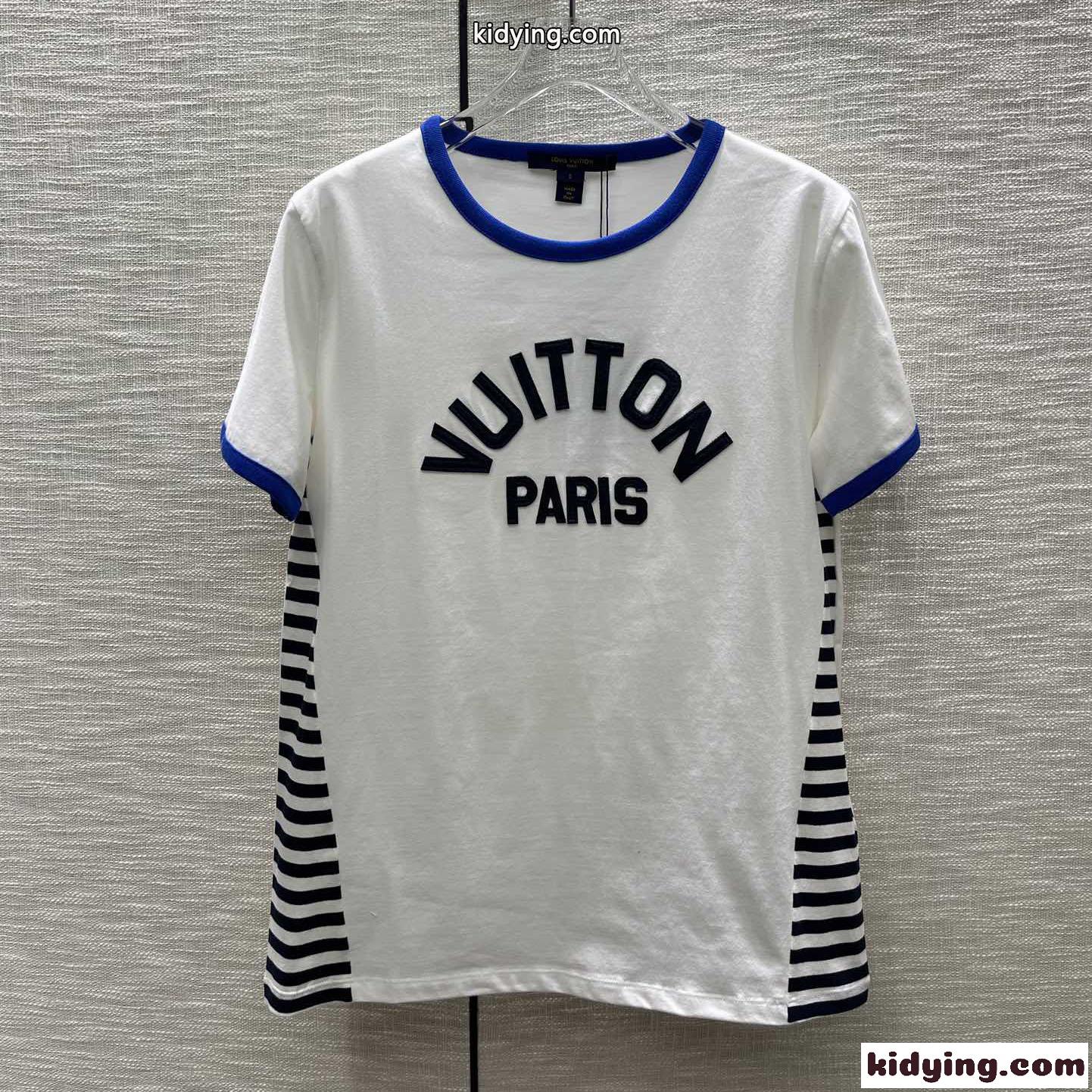 春の新作コレクション – ノーティカル Vuitton Paris Tシャツ ルイヴィトン Tシャツ コピー-2