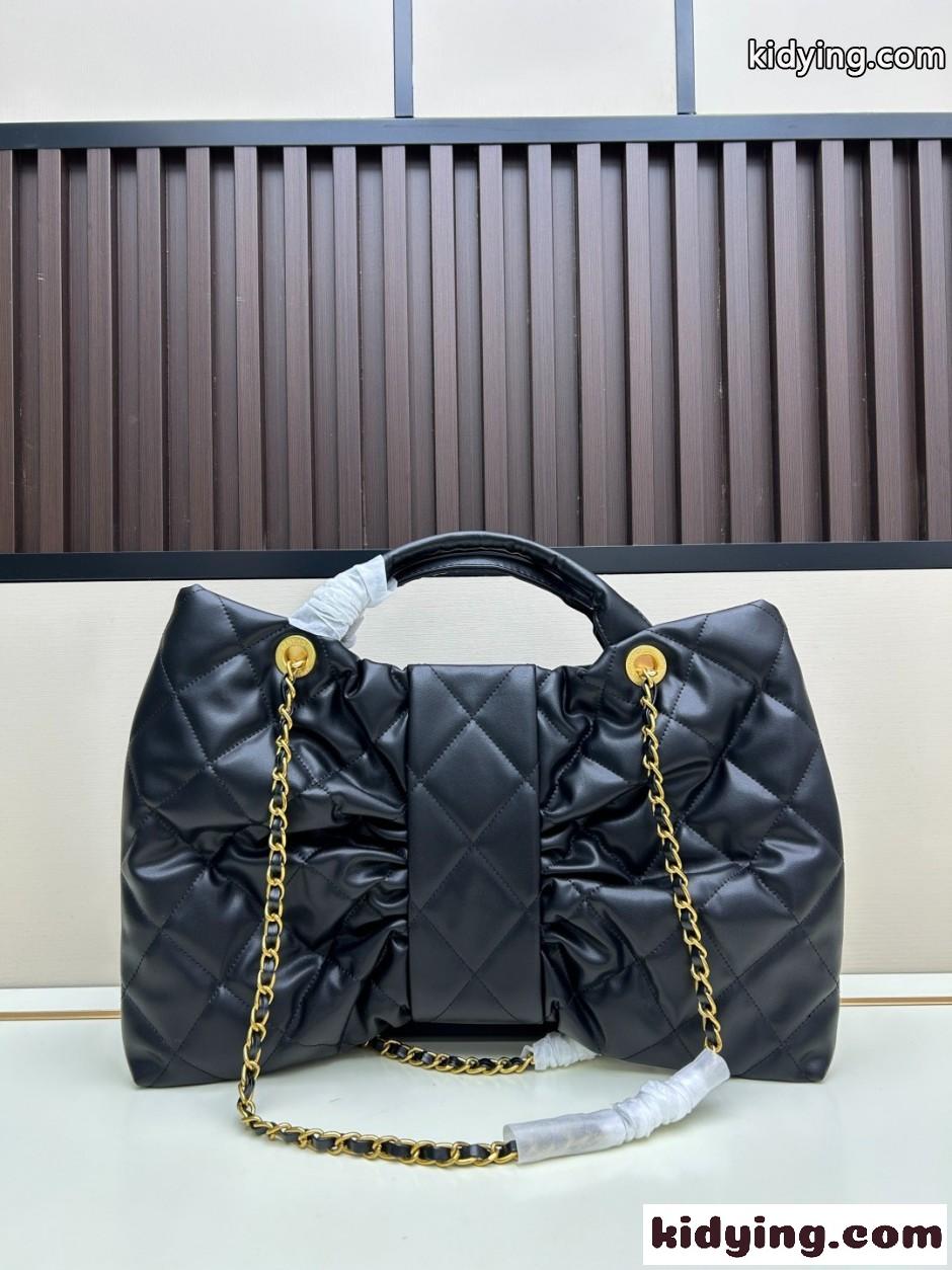 完売必至☆【CHANEL】25Kリボンクラシックトートバッグ シャネル 偽物 ブラック-1