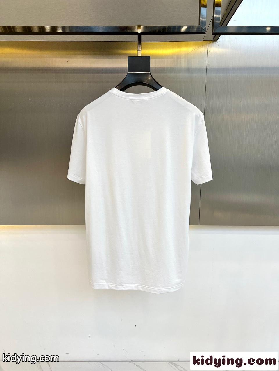 リフレクテッドロゴ 半袖Tシャツ アレキサンダー・マックイーン Tシャツ コピー ホワイト-4
