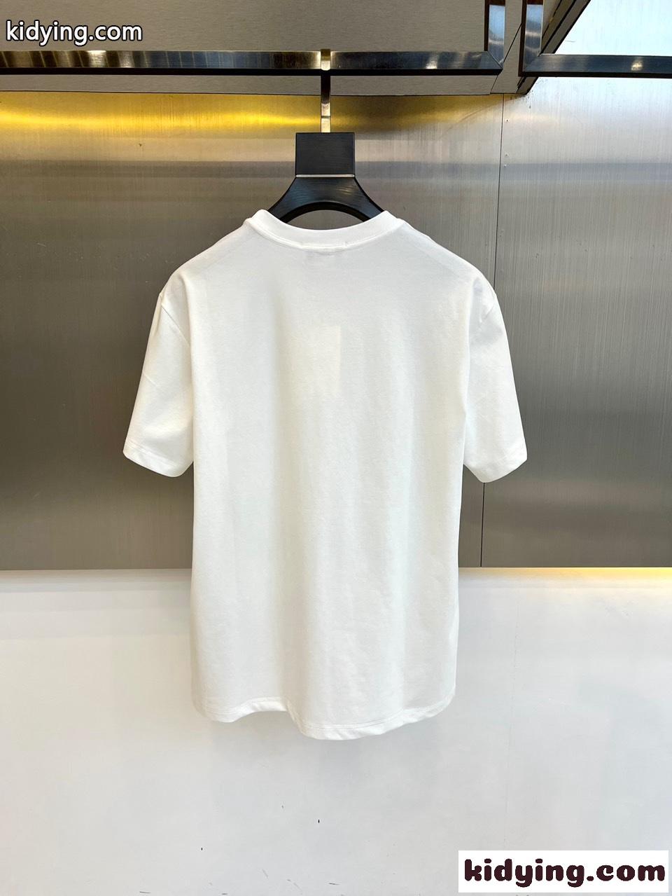 アレキサンダー・マックイーン Tシャツ コピー ロゴプリント コットン 半袖Tシャツ ホワイト-4