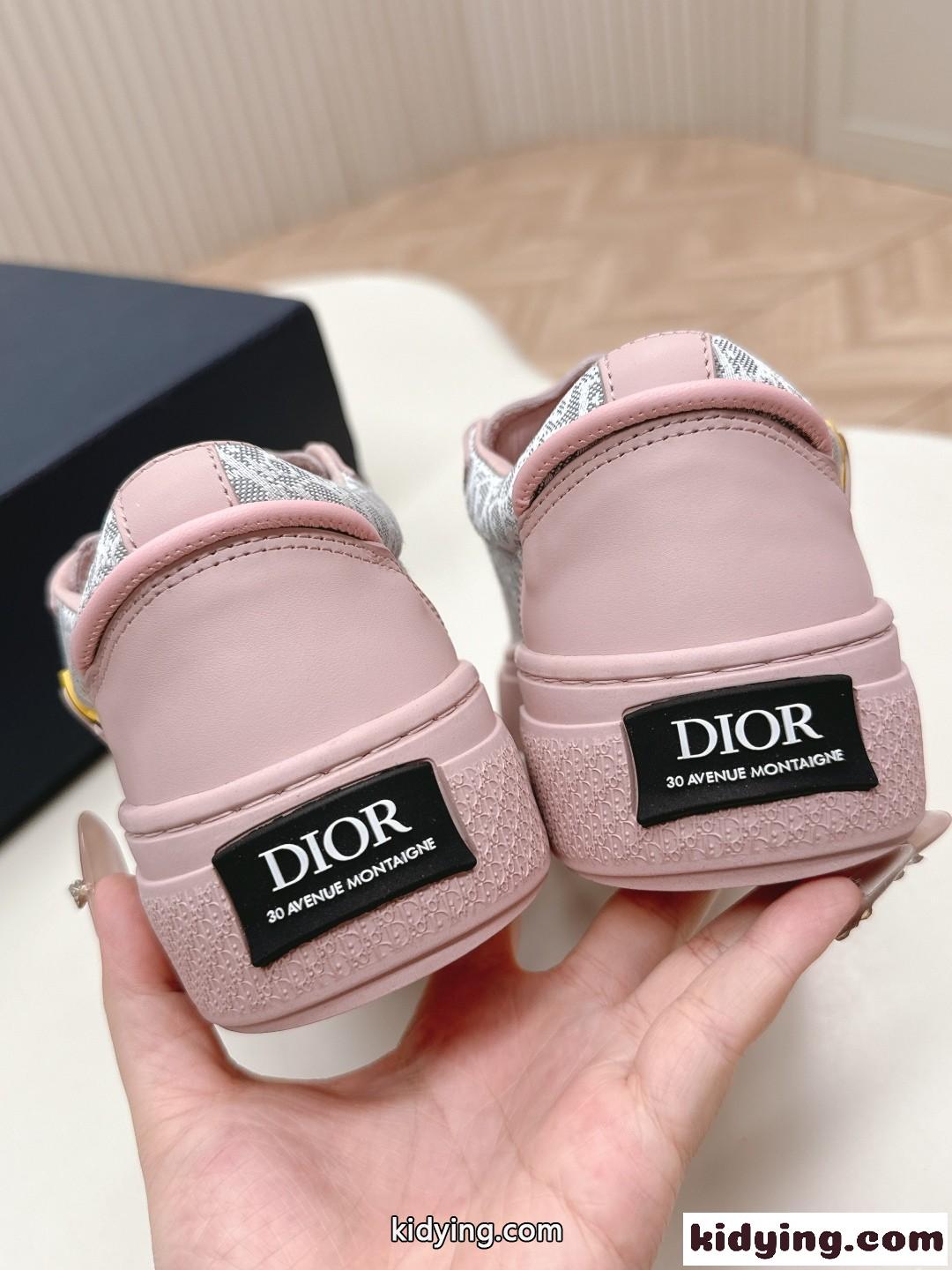 限定~DIOR AND KAWS B33 スピンスニーカー スーパーコピー ピンク-3