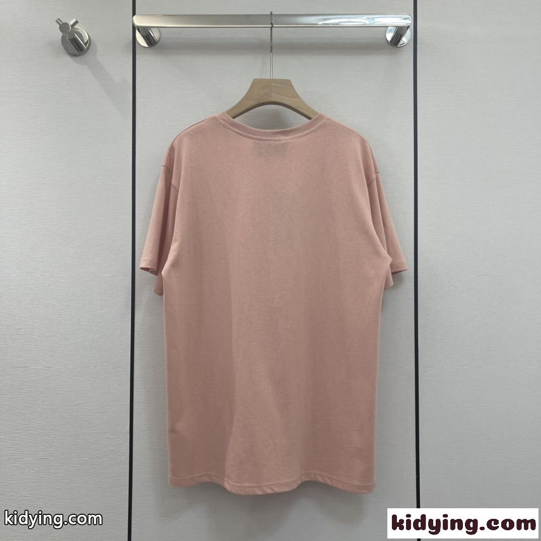 着心地いい カジュアル ロゴ プリント グッチ 半袖Tシャツ コピー 体型カバー 着痩せ 人気 クルーネック-1