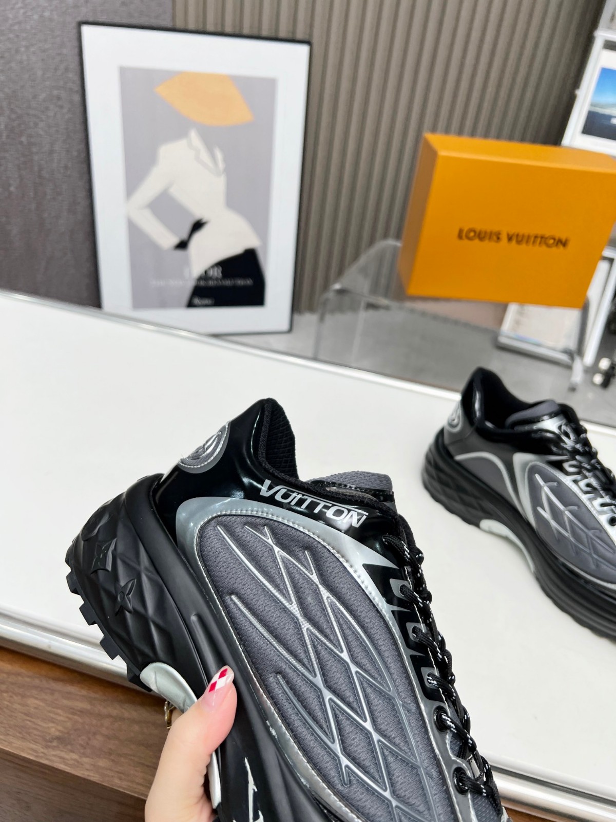 人気 LV ディスカバリー・ライン スニーカー ルイヴィトン スニーカー コピー ブラック-4