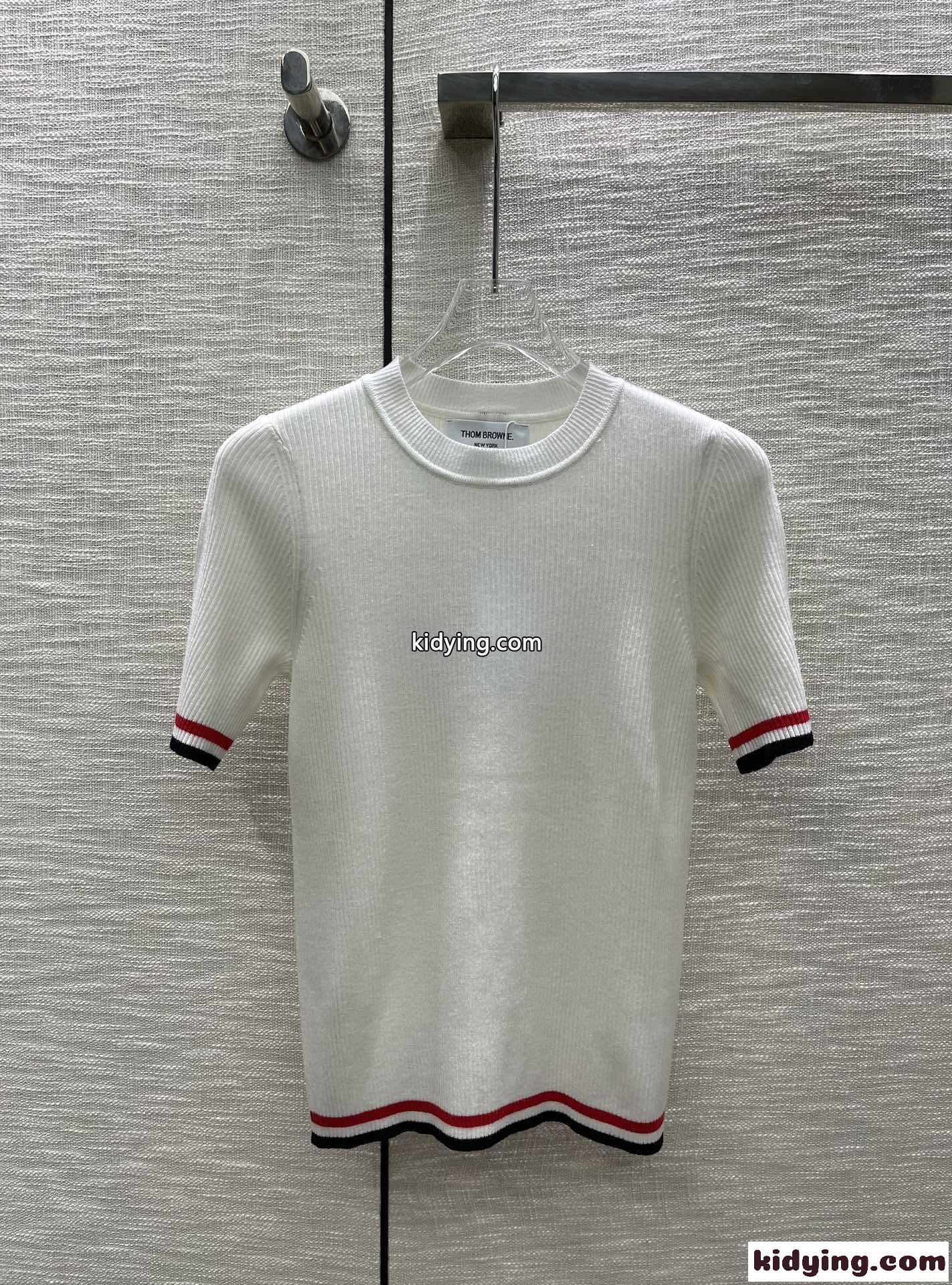 春夏 定番 半袖 ニット トップス トムブラウン ニット コピー レディース ファッション-2