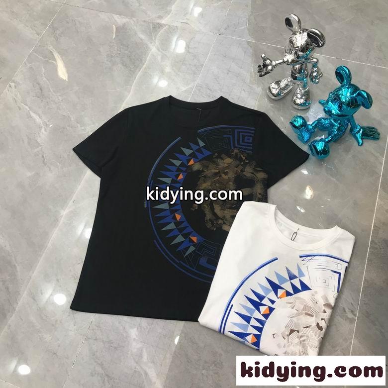 定番 おしゃれ プリント クルーネック 春夏 ヴェルサーチェ 半袖Tシャツ コピー レディース ファッション トップス-0
