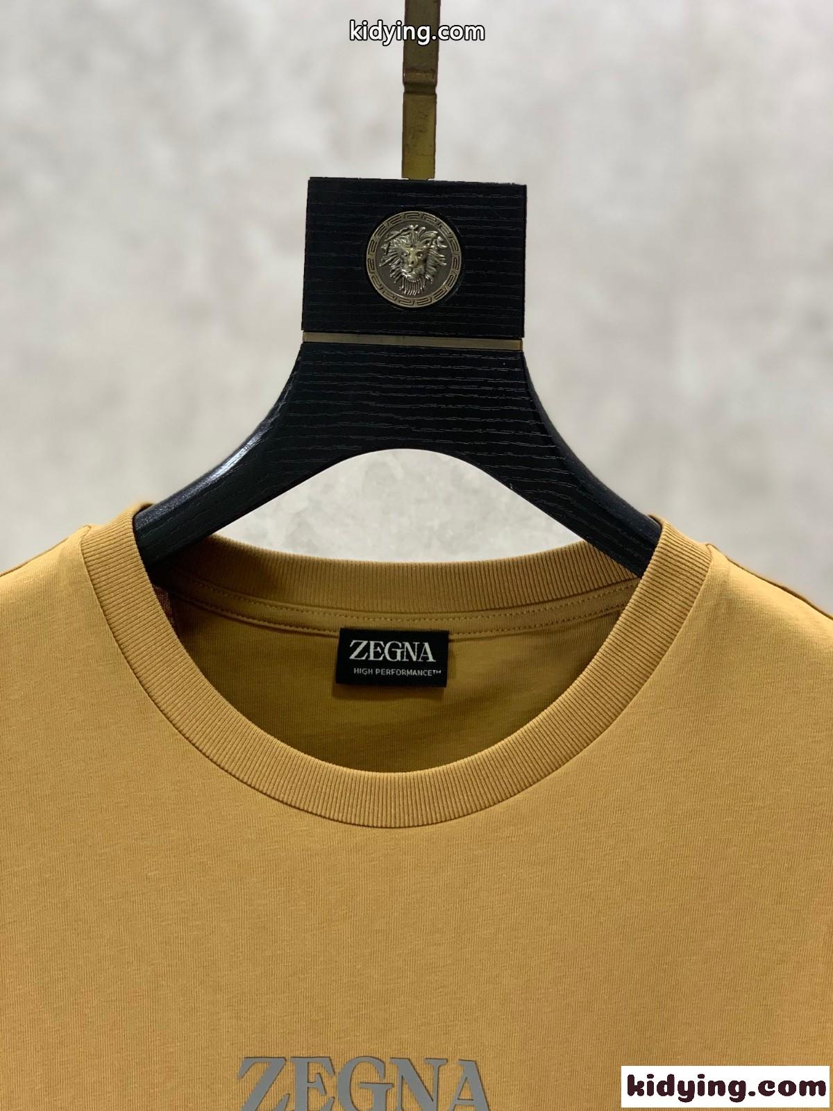 ZEGNA X NORDA プリントコットン 半袖 Tシャツ エルメネジルド・ゼニア Tシャツ コピー-2