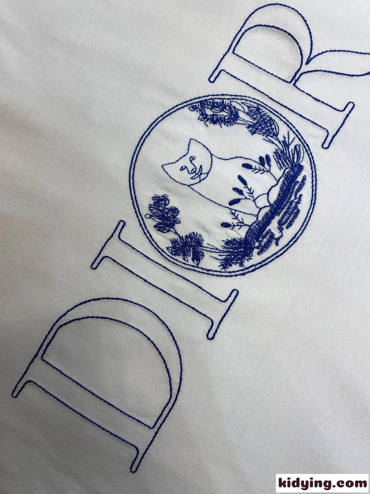 クリスチャン・ディオール Tシャツ コピー DIOR AND HYLTON NEL Tシャツ ホワイト-4