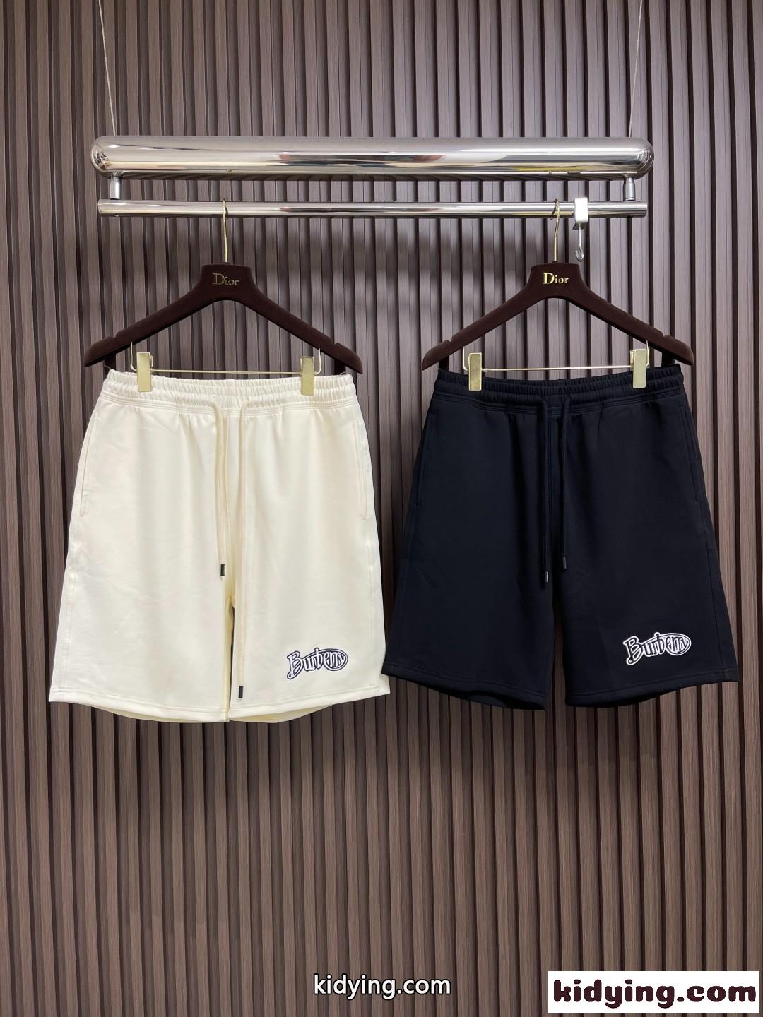 カジュアル 合わせやすい ロゴ刺繍 ショートパンツ バーバリー パンツ 偽物-0